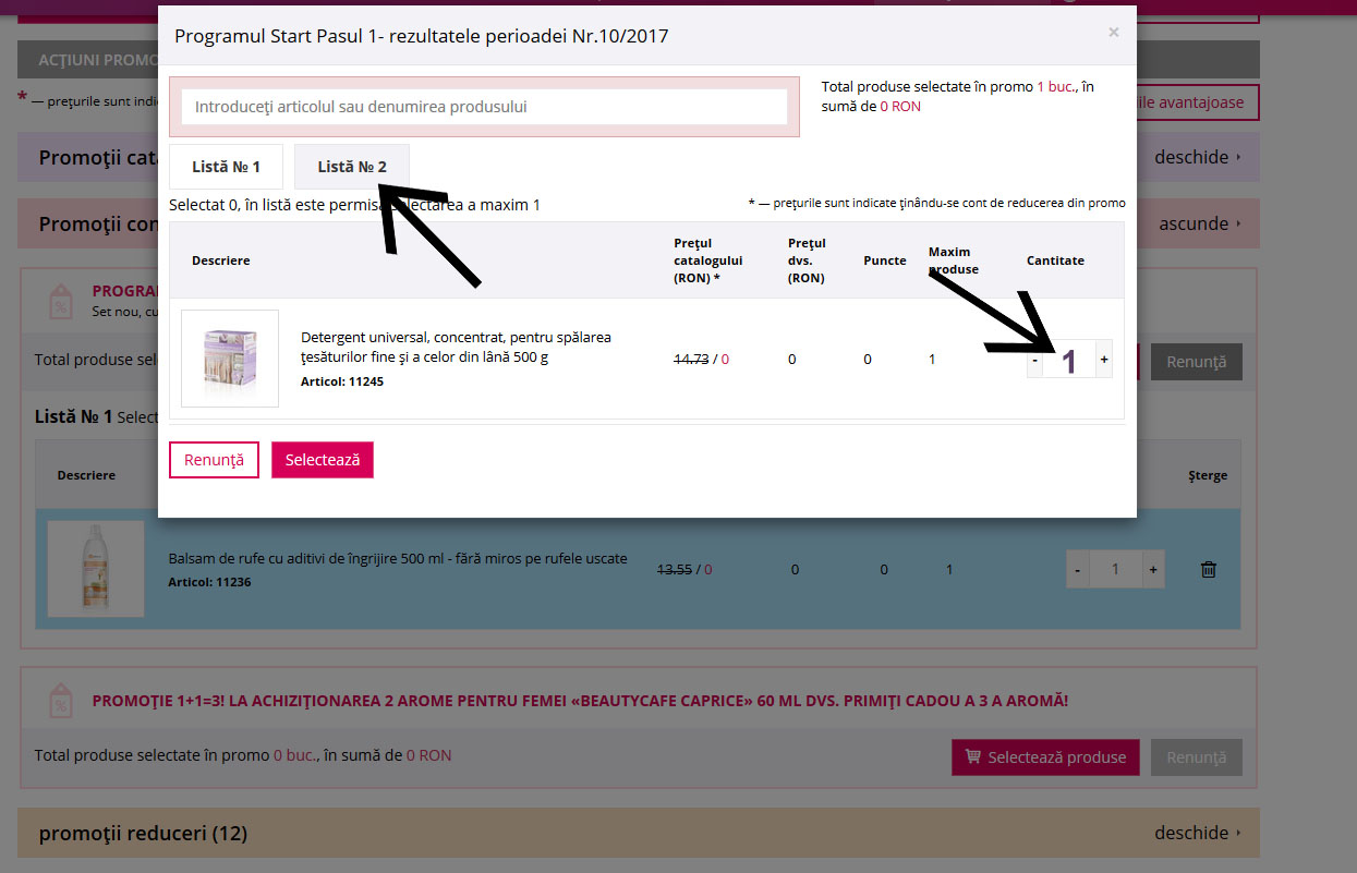 Incasare bonus Faberlic