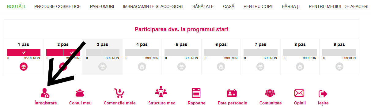 Inregistrare Faberlic Romania
