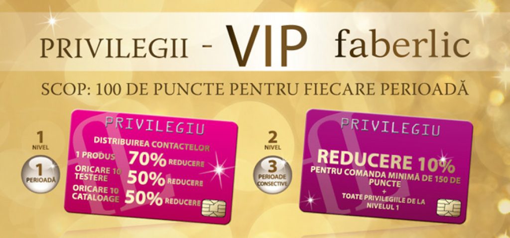 Privilegii VIP Faberlic