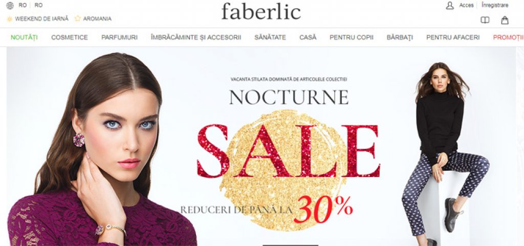 www.Faberlic.com setare limba romana